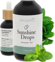 Philosophie Chlorophylle liquide gouttes de soleil pour l'eau.