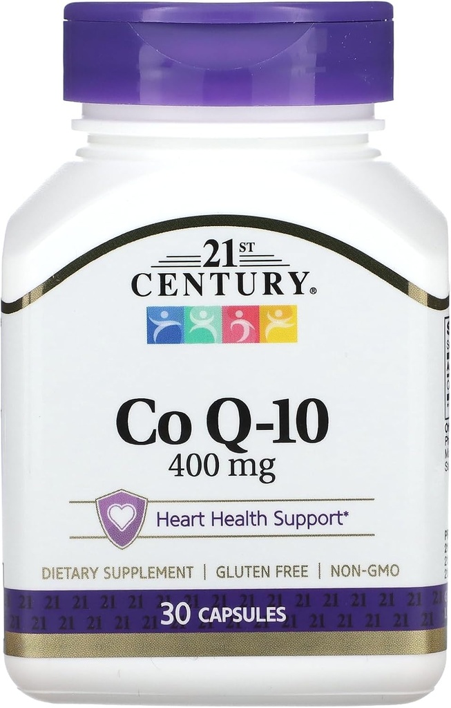21st Century Co Q10 400 mg Gélules, 30 Nombre