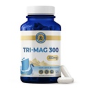 Vykee Nutrition Tri-Mag 300 Triple-Source Magnesium Complex – Supports Heart, Nerve, and Bone Health – Vegan, Non-GMO, Gluten-Free – 300 mg, 120 Count