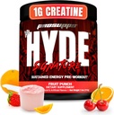 PROSUPPS M. Hyde Signature Poudre de préentraînement avec Créatine, Beta Alanine et Caféine - Performance, énergie et endurance - Suppléments de fitness et de gym pour hommes et femmes (Fruit Punch, 30 portions)