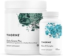 THORNE - Groupe d'énergie - Complexe B de base et de Greens Daily - Promotion de l'énergie cellulaire et de l'endurance physique - 30 portions