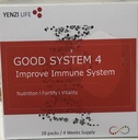 Good System 4 Immune Support Supplement, 100% Natural, 28 Packs, 4 Weeks Supply, with Acai, Green Tea, CoQ10, Omega 3-6-9, Chia Oils