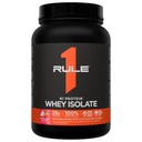 Rule 1 Proteins R1 Protein Whey Isolate, Strawberries & Crème, 22 Servings | 25g of Protein from Whey Isolates and Hydrolysate isolates for Workout Recovery and anytime use