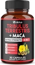 Zolotus Premium Tribulus Terrestris Capsules - Combinées avec Ashwagandha, Panax Ginseng & Maca - 90 Compte pendant 3 mois