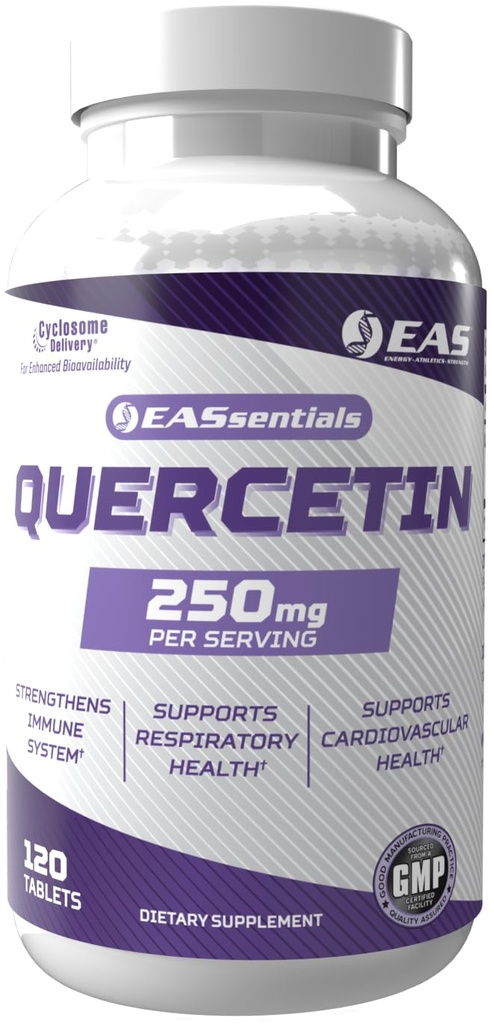 EAS Quercetin 250mg de Cœur et de la Santé Respiratoire Supporte la réponse immunitaire