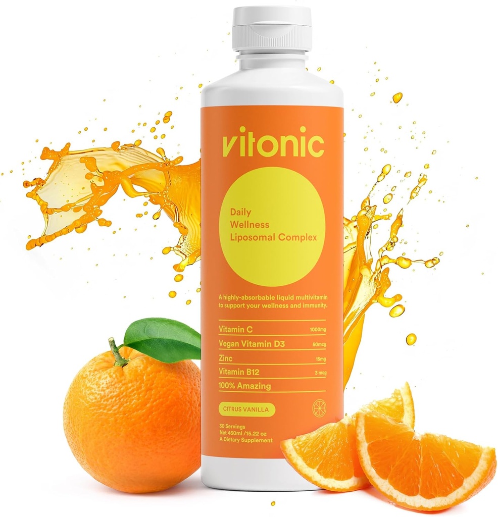 Vitamine liposomique C 1000mg liquide – soutien immunitaire de la famille