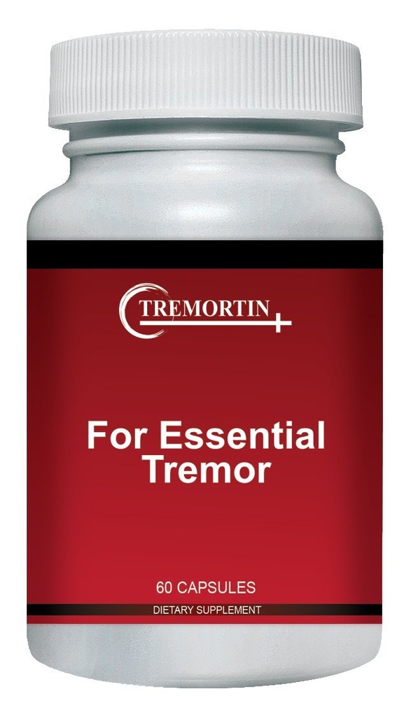 – Natural Essential Tremor Herbal Supplement - Offre un soulagement pour les mains tremblantes, les bras, les jambes et les tremblements de voix (60 capsules)