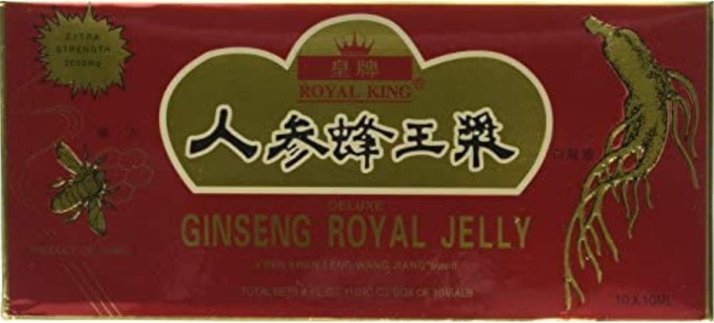 GINSENG PRODUITS Ginseng & Royal Jelly in A Honey Base 10 Violon, 0,02 Livre