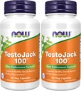 NOW Supplements, TestoJack™ 100 with LJ100®, a Potent standardized Extract of Tongkat Ali (Eurycoma longifolia), Tribulus and ZMA®, 60 Veg Capsules (Pack of 2)