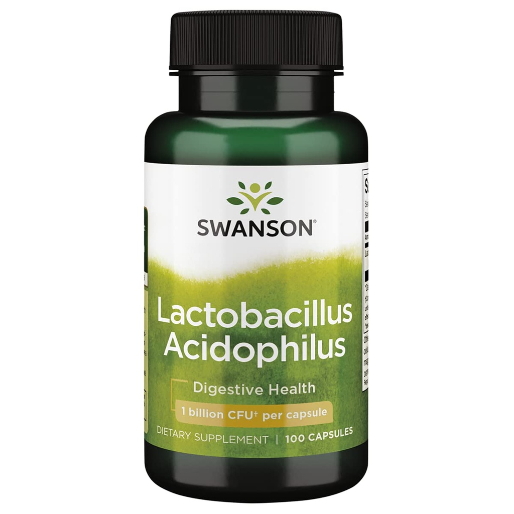Swanson Lactobacillus Acidophilus 2 Billion Cfu 100 Capsules