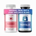 BB Company CollagenMax Bundle | Supports Vaginal, Skin, Gut, Joint Health & Beauty | Provitalize and Radiancy | Turmeric + Probiotics + Multi-Collagen Blend | 30 Day Supply