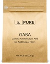 Ingrédients originaux purs Gamma Acide aminobutyrique (GABA) Poudre (8 oz) Toujours pur, sans remplissage ou additifs, laboratoire vérifié