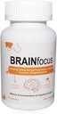 Vitamin E Brain Supplements for Memory & Focus,Brain Support with Curcumin,Plasmalogen & Liposomal for Enhanced Cognitive Function and Concentration,60 Servings