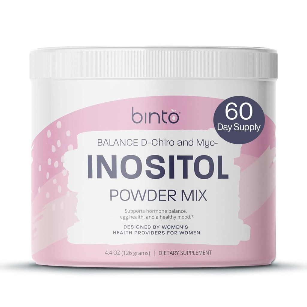 Mélange de poudre d'inositol de banto 60 jours d'approvisionnement de 40:1 Rapport du Myo et du D-Chiro Inositol