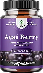 Natural Acai Berry Weight Loss Supplément Detox Produits Antioxydants Superfood Nettoyer et brûler les graisses améliorer la santé stimuler l'énergie et la digestion