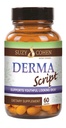 Script Essentials DermaScript Probiotique clair de la peau- Supplément routine de soins de la peau - Biotin Face Supplent - Combatt l'acné, la sécheresse, l'irritation et les crachats (60 capsules)