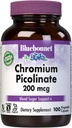 Bluebonnet Chromium Picolinate 200 mcg, 100 Vegetarian Capsules, 100 Count