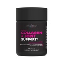 Livingood Daily Collagen + Joint Support, Herbe Fed Multi Collagen Peptides I III V X avec acide hyaluronique, Supplément de soutien pour les femmes et les hommes, ongles de peau de cheveux, sans kéto et sans gluten, 120 capsules