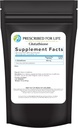 Prescription pour la vie L Poudre de glutathion, Glutathion pur réduit, Tripeptide des acides aminés Glycine, Glutamine et Cysteine, Supplément antioxydants pour le soutien immunitaire (0,5 oz / 14g)
