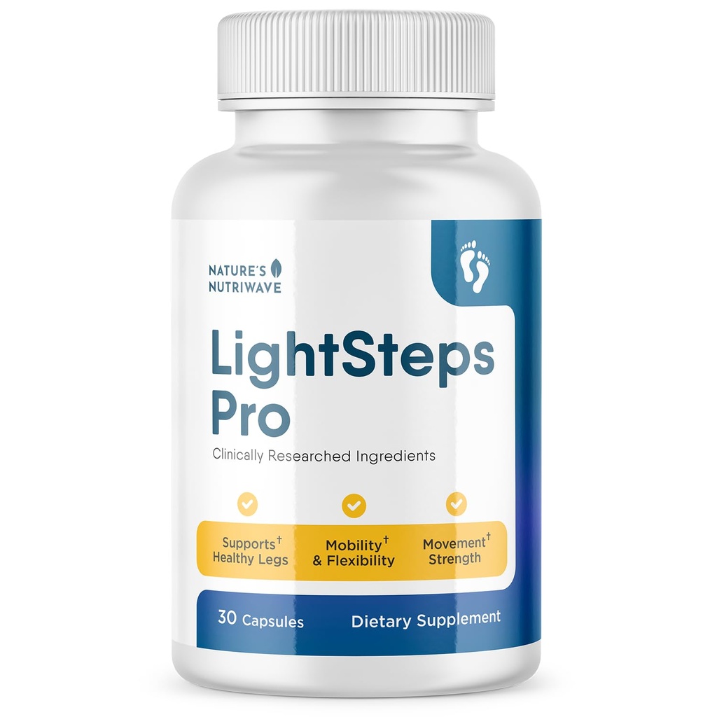 LightSteps Pro – Daily Botanical Supplement with Pineapple, Beet Root & Hibiscus – Clean, Stimulant-Free Formula – Non-GMO, Made in USA, 30 Capsules, 1 Month Supply