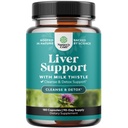 Nettoyer le foie Détox et réparer 180 capsules - supplément de chardon de soutien du foie à base de plantes - supplément de chardon de lait silymarin avec racine de dandelion, Choline, betterave et extrait d'artichaut