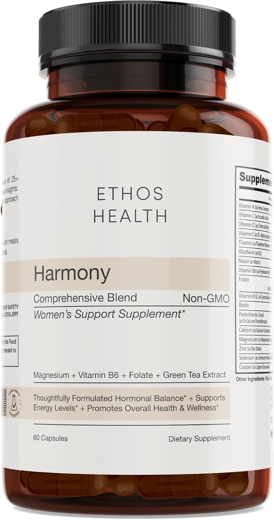 Femmes Multivitamine quotidienne avec Biotine, B12, Magnésium et Antioxydants – Soutien énergétique, immunitaire et hormonal – avec des extraits chinois de racine de Yam et de plantes – Supplément santé non-OGM Femmes