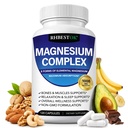 Magnesium Complex 1000mg for Women & Men, 8 Forms Including Glycinate, Citrate, Malate, Taurate, Oxide, Carbonate, Aspartate, Orotate, Bone, Muscle, Energy & Recovery Support, Vegan, 120 Capsules