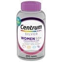 Silver Women 50+ Multivitamin, 275 Tablets, Higher Levels of Vitamin C & Zinc, Daily Multimineral Supplement for Immune, Heart, Brain & Eye Health