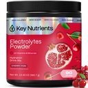 PRINCIPAUX NUTRIENTS Électrolytes Multivitamine Poudre Pas de sucre - Cerise douce Pom Poudre Electrolyte - Supplément Endurance & Energie - Poudre d'hydratation - Pas de Calories - 90 portions - Fabriqué aux États-Unis