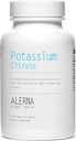 Citrate de potassium 99 mg - soutient l'équilibre électrolytique et le pH normal - Minéral essentiel - 100 capsules végétariennes