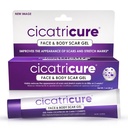 Cicatricure Advanced Scar Gel pour le visage et le corps - Résultats prouvés en 2 semaines, traitement de la cicatrice pour les cicatrices chirurgicales, marques stretch, cicatrices de brûlures et de blessures, traitement de la cicatrice d'acné, 1 oz (28 g)