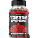 Gummies de testostérone pour les hommes (60 comte) Supplément de testostérone pour les hommes - Premium Test Booster - Soutien de la force, de l'endurance, de la conduite et des performances - tiers testé, non-OGM, Vegan Safe & Made in USA