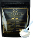 Supplément de soutien du foie pour les chiens et les chats - Idéal pour désintoxication et aide le rein, le foie et la peau - Soutien du foie des chats - Thistle de lait + Lysine + Bitartrate de Choline + méthionine – 200g