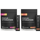 BrainTree Nutrition - Focus + Hydration - Electrolyte Drink Mix - Total Body Hydration - Supports Cognitive Function, Energy & Muscle Recovery - Sugar Free - Pink Lemonade & Citrus - 30 Stick Packs