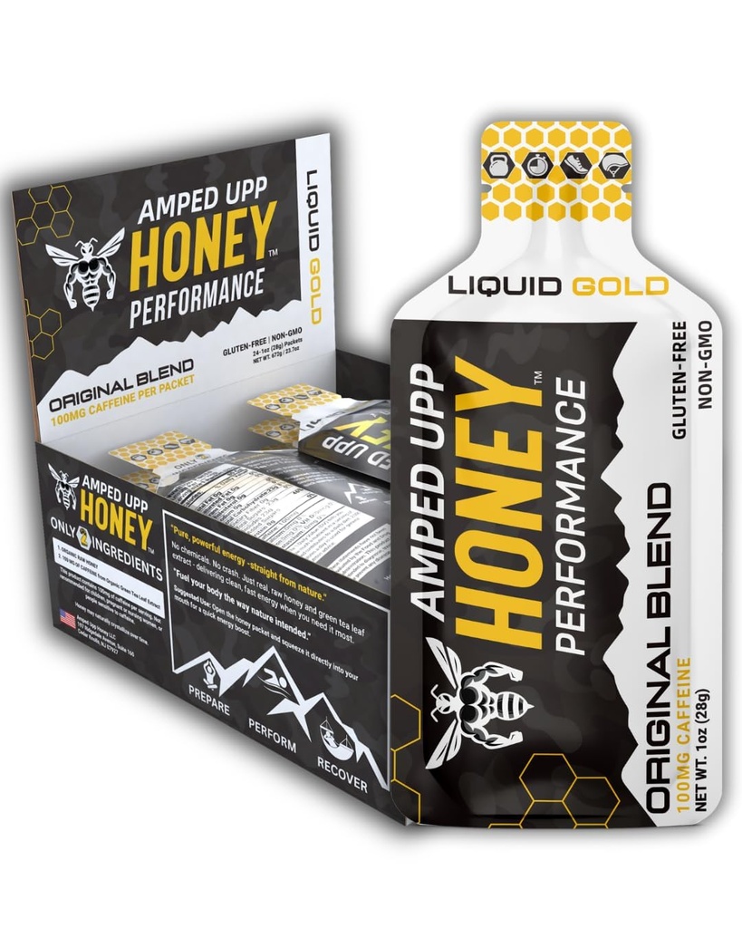Amped Upp Honey (Pack of 6, PRE6-WORKOUT ORIGINAL)