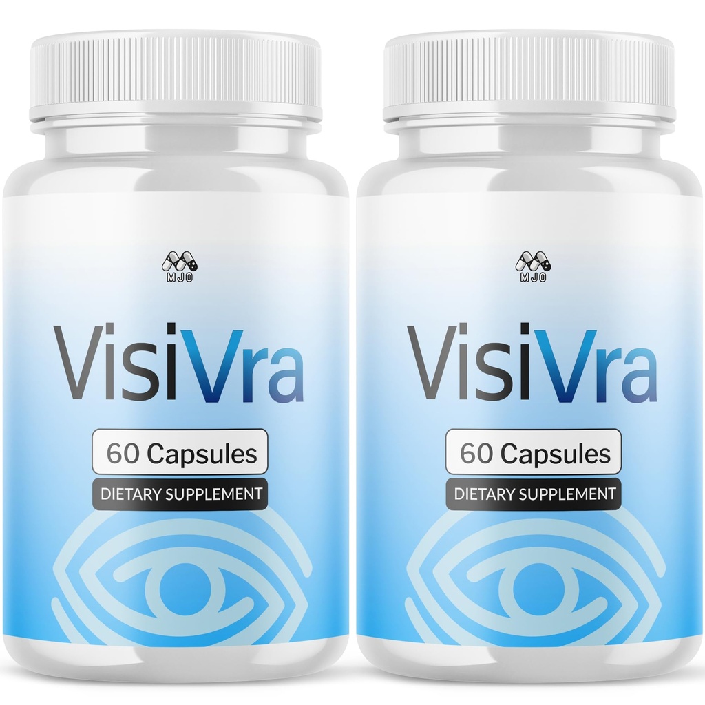 (2 Pack) Visivra Capsules, Official Visivra Vision Pills Supplement with All Natural Ingredients, Advanced Eye Health Formula, Maximum Strength Vision Support Vitamin for Women and Men (120 Capsules)