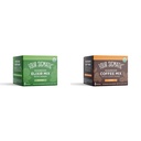 Four Sigmatic Chaga Mushroom Elixir, Organic Chaga Mushroom Powder, Pack of 20 & Mashroom Instant Coffee, Organic and Fair Trade Instant Coffee with Lions Mane, 10 Count