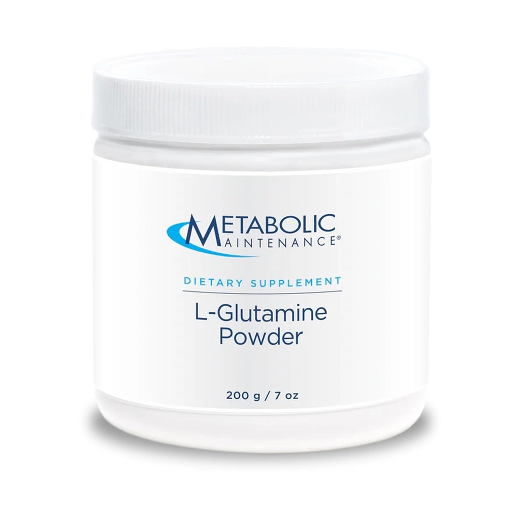 Maintenance métabolique Poudre de L-Glutamine – 1000mg, supplément d'acide amino, mélange de boisson facile, soutient la santé et la récupération Gut pour les femmes et les hommes – Sans aromatisation, 200g (200 portions)