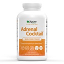 Jigsaw Health Cocktail adrénal + Vitamine C dans les aliments entiers avec du bicarbonate de potassium, sel de mer et extrait de cerise d'acérola 360 Capsules