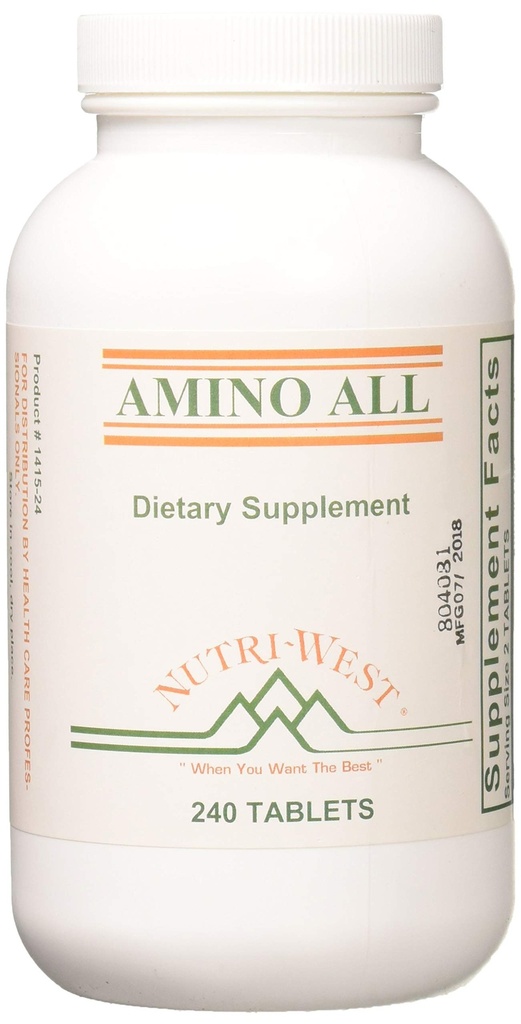 Nutri-West - Amino Tous les 240 comprimés