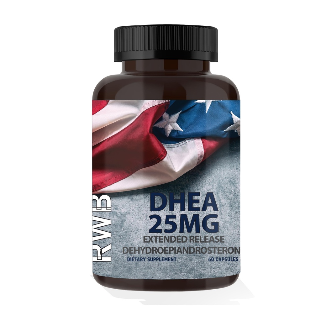 RWB - DHEA 25MG - 60 Capsules