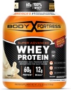 Body Fortress Super Advanced Whey Protein Powder, Vanille, Immune Support (1), Vitamines C & D Plus Zinc, 3,9 lbs.