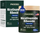 Nouvellement NAD + Supplément - Resvératrol, Liposomal Nicotinamide Riboside, Quercetin- Supplément haute pureté NAD pour l'énergie, Focus - 80 Compte 900mg