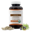 Secrets de la Tribe Juniper 120 Capsules, 1000 mg, USDA Juniper biologique (Juniperus communis) Berry séché (120 Capsules)