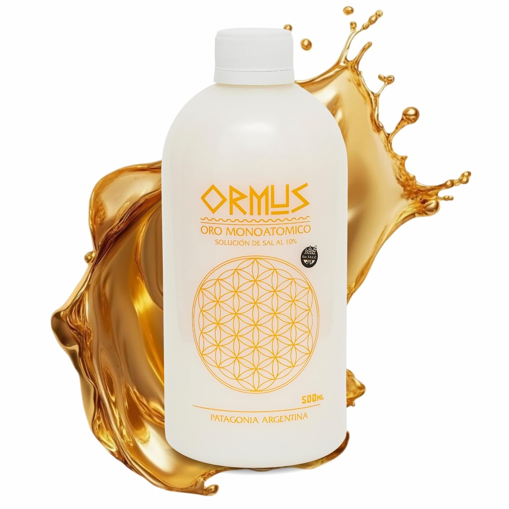 500ml ORMUS PATAGONIA ARGENTINA - Pure Ormus Monoatomic Gold Liquid Minerals Supplements for Energy, Mental Focus and Rejuvenation, Enhance Stamina, Vitality, and Mental Clarity