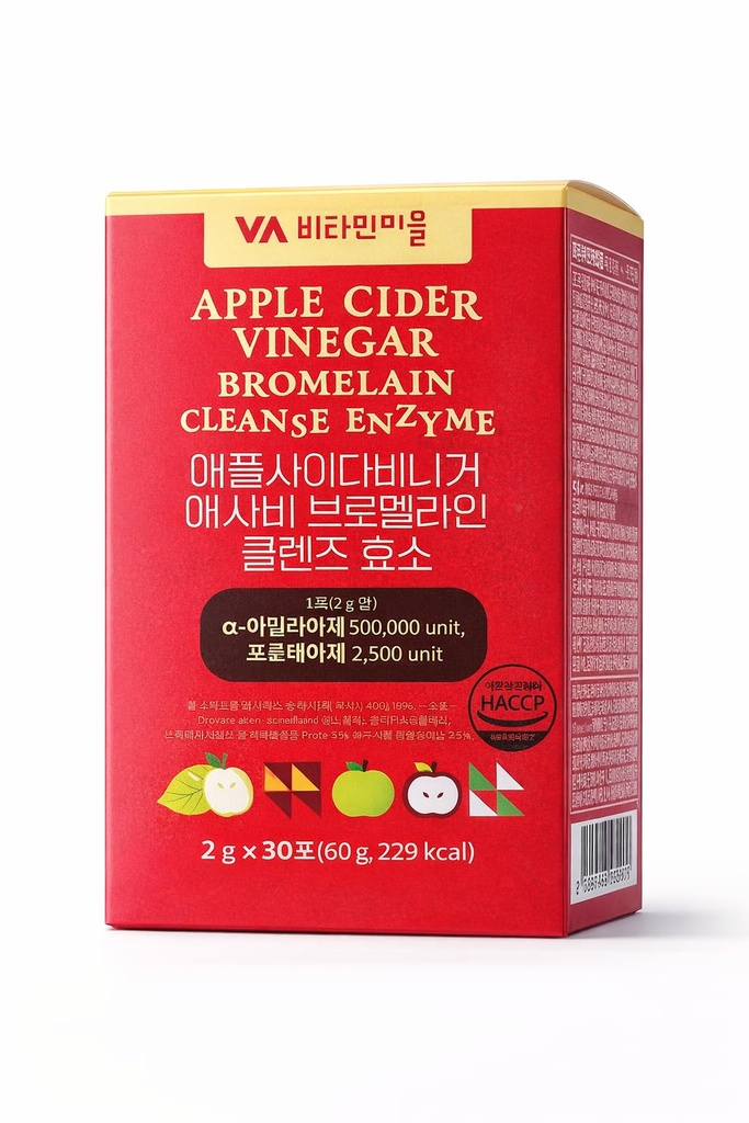 Apple Cider Vinegar Bromelain Enzyme 2g * 30 Sticks
