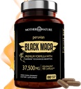 Black Maca Root 50:1 Extrait 37 500mg – 180 Capsules Bio Péruvien Maca Peruana Supplément pour les hommes