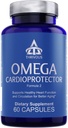 Thrivous Omega Cardioprotector – Supplément de support cardiaque et circulatoire avancé avec AvailOm Omega-3, Ail, Gotu Kola, Oligopin Pine Bark – 60 Capsules Vegan