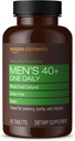 Éléments Hommes 40+ Un jour Multivitamine, Vegan, 65 Comprimés, 2 mois d'approvisionnement (Emballage peut varier)