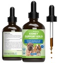 Pet Wellbeing Kidney Support Gold for Dogs - Supports Healthy Kidney Function, Fluid Balance, Energy Levels, Rehmannia, Dong Quai - Veterinarian-Formulated Herbal Supplement 4 oz (118 ml)